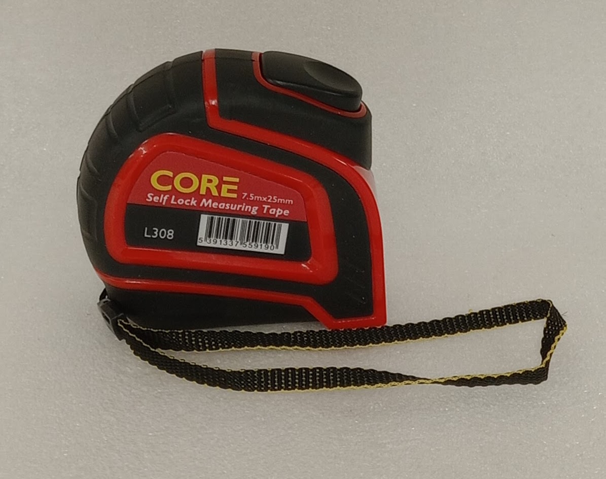 Core Measuring Tape 7.5m x25mm Auto Lock