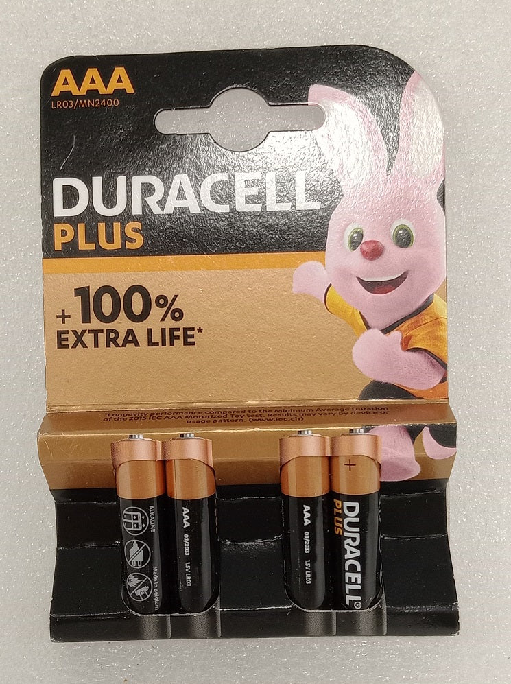 AAA Duarcell Plus Batteries