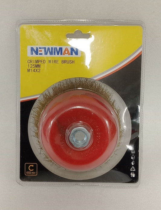 Newman cup brush flared 125mm x 14mm