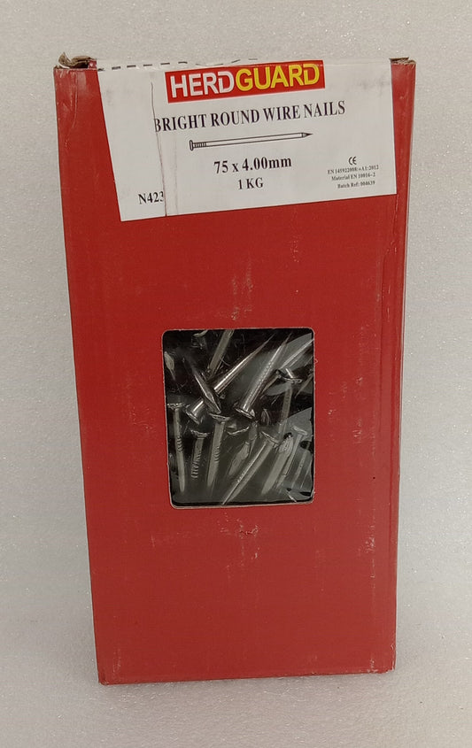 BRIGHT ROUND WIRE NAILS 75X4.00MM