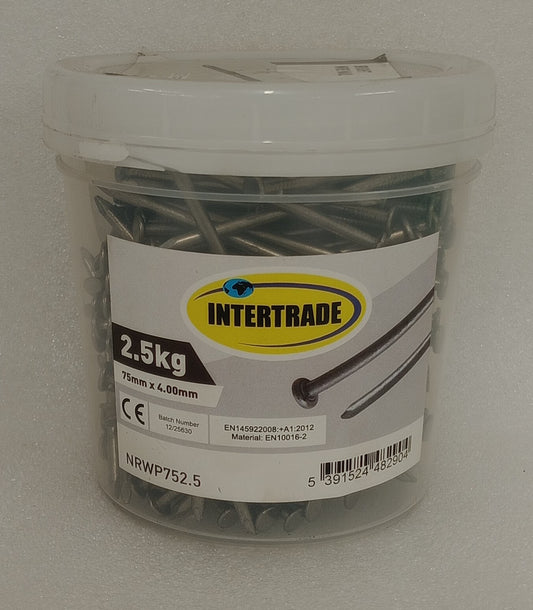 wire nail 75mm/4.00mm