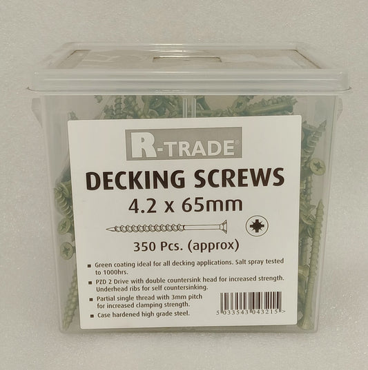 DECKING SCREWS 4.2 x65mm