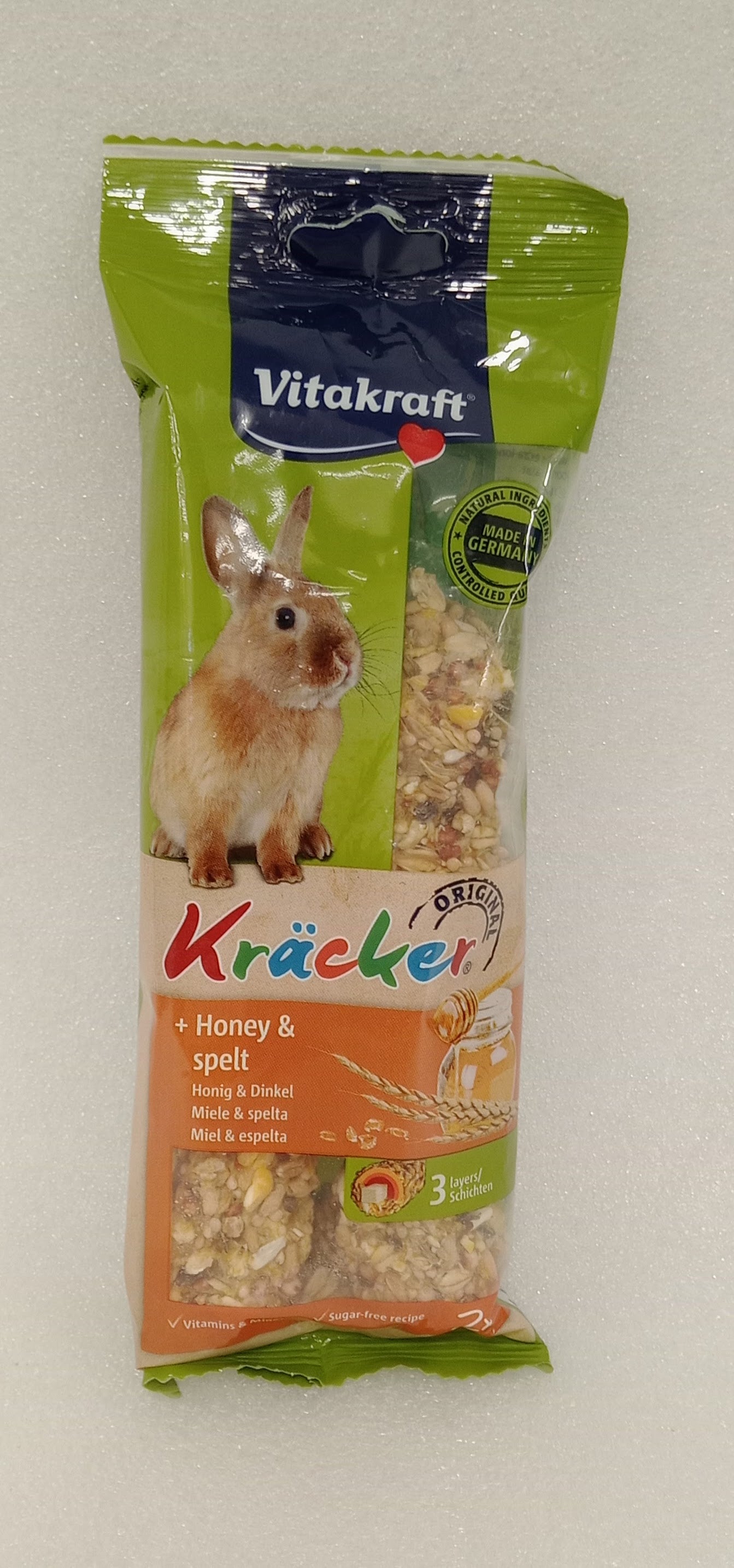 Kracker Rabbit Honey Treat 2pc