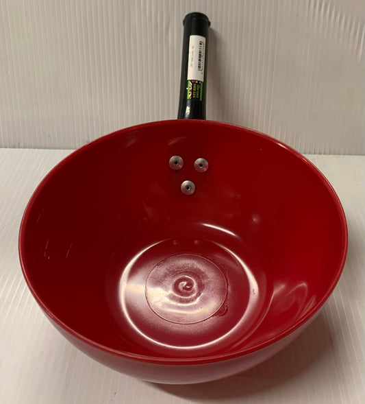 Round Plastic Scoop Red