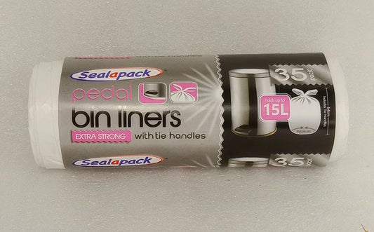 seal A pedal bin liners 15ltr