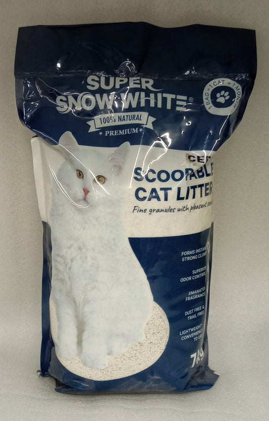 Super Snow White Cat Litter