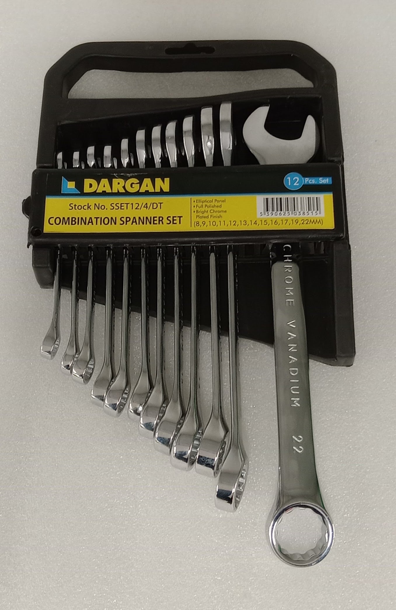 12 PCE SPANNER SET 8mm-22MM