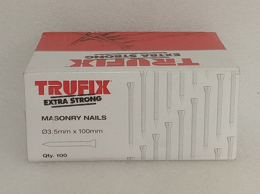 Trufix Masonry Nails 100mm TN3 (Box of 100)