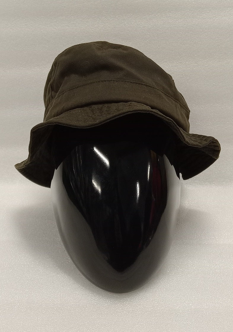 Waxed Bush Hat M (Dark Olive)