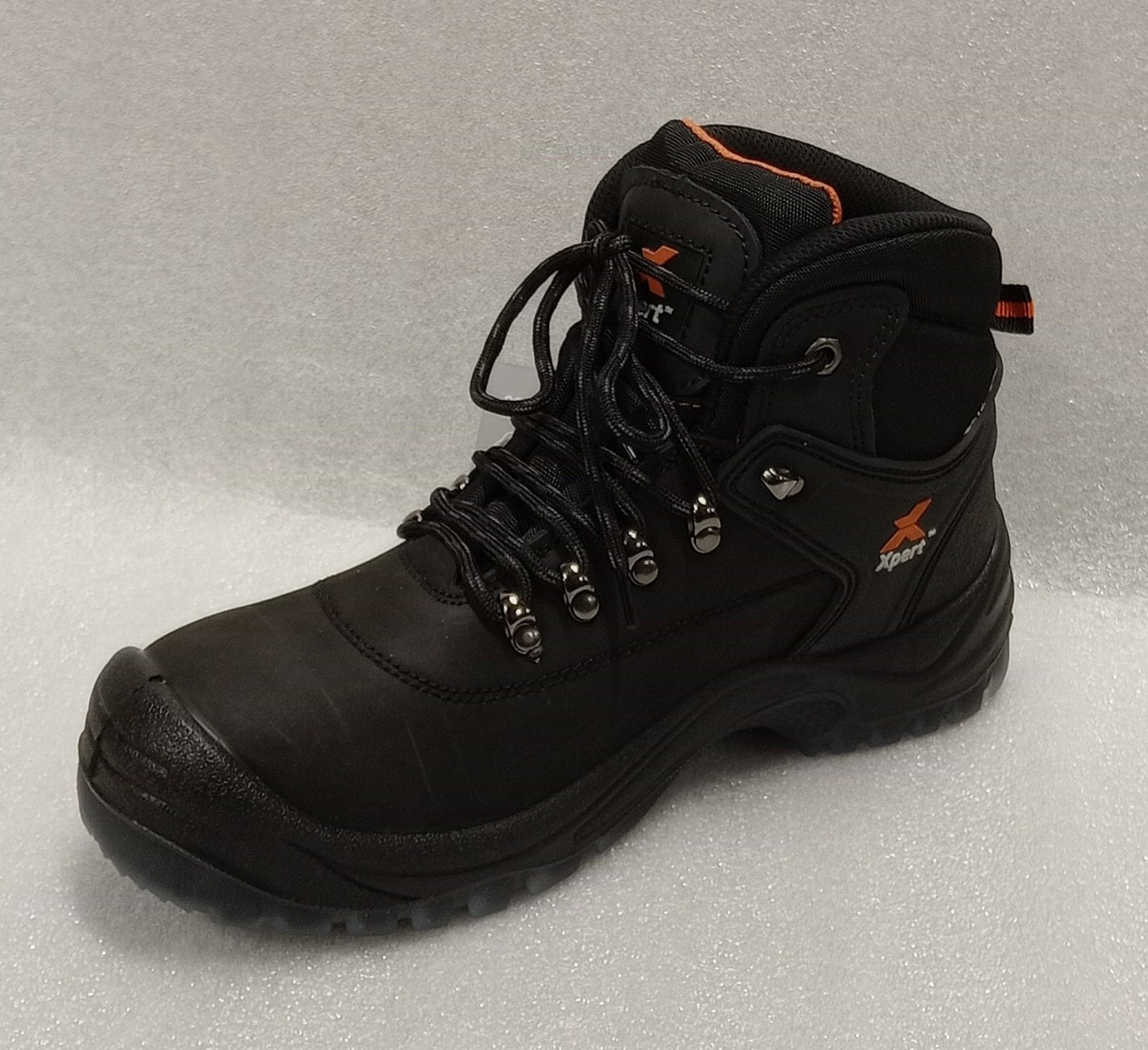 XPERT WARRIOR SBP SAFETY LACED BOOT BLACK SIZE UK7 EU41