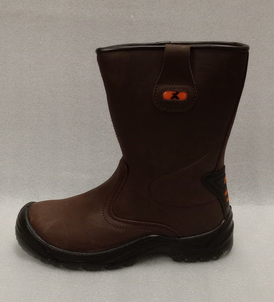 XPERT INVINCIBLE BROWN SAFETY RIGGER BOOT Size 41