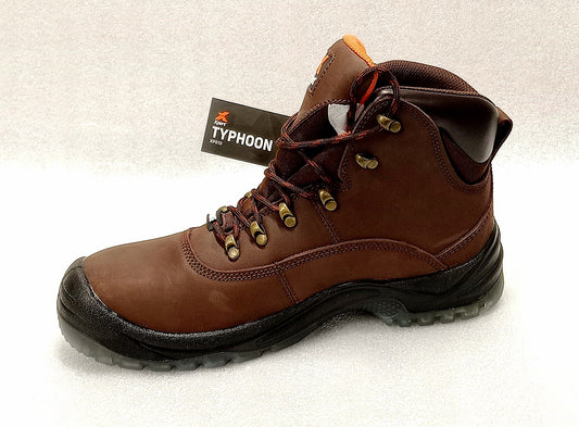 XPERT TYPHOON WATERPROOF S3 SAFETY BOOT BROWN SIZE 42